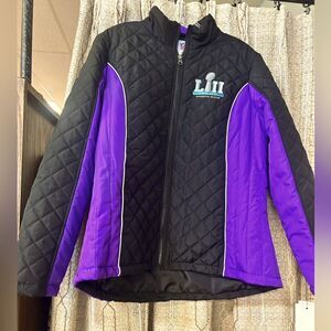 NFL Ladies XL purple/black LI11 jacket new